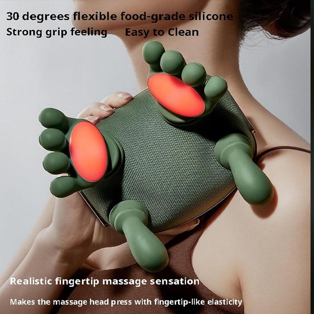 Smart Deep-Kneading Neck Massage Cushion with Heat